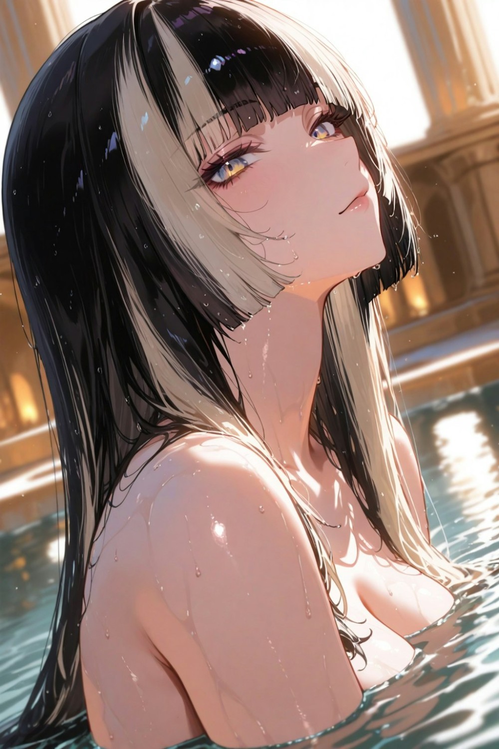 【AIイラスト】風呂に入っている女の子のAI画像まとめ【アニメ調】