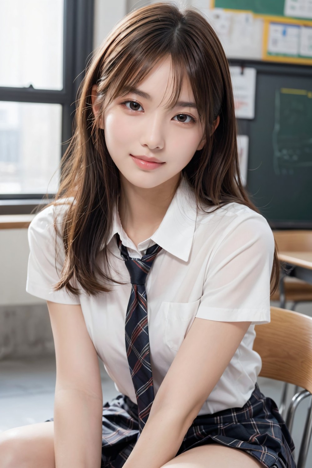 【AIグラビア】教室にいる女の子のAI画像まとめ【リアル調】 Part 3