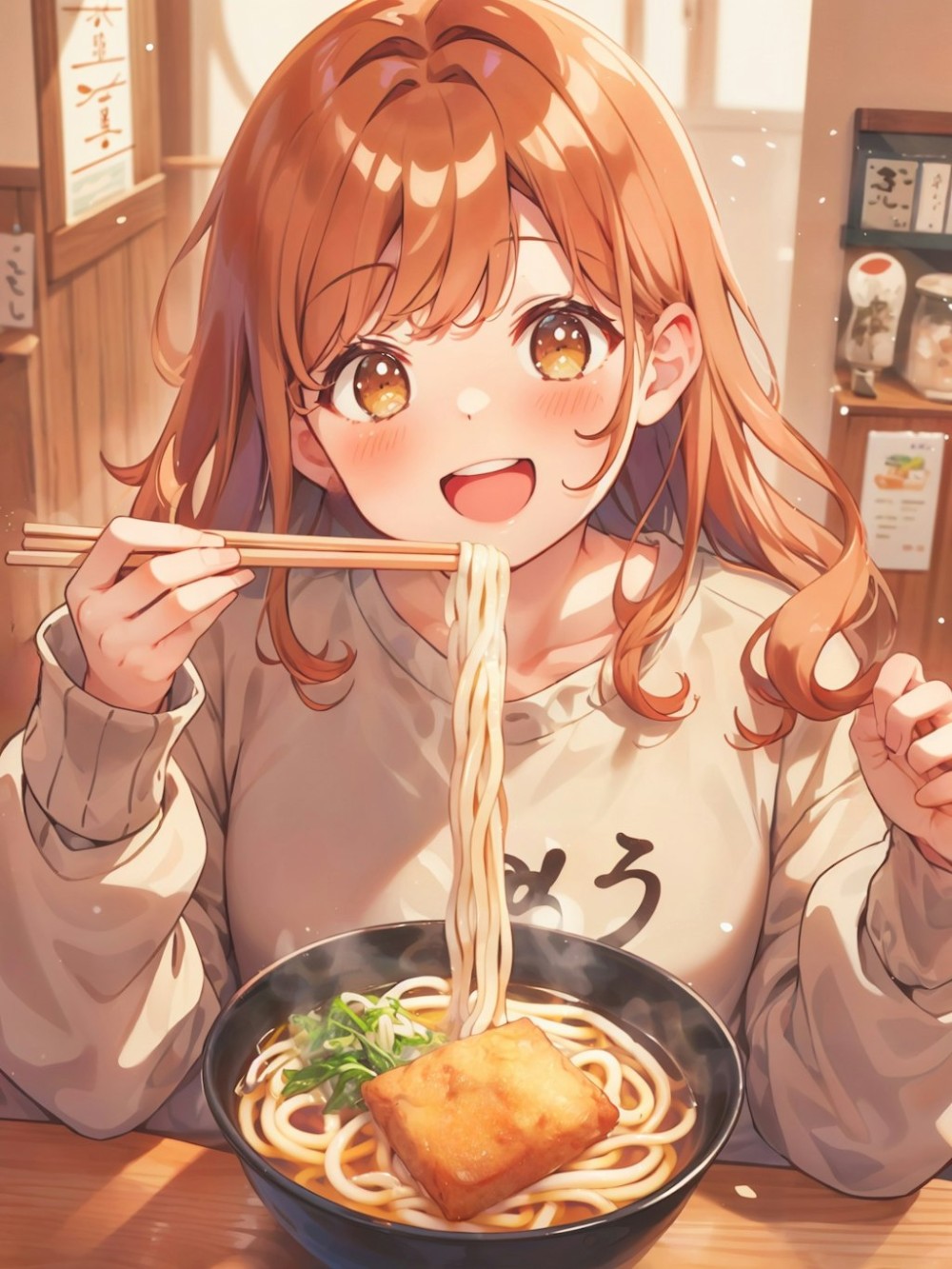 【AIイラスト】食事をしている女の子のAI画像まとめ【アニメ調】