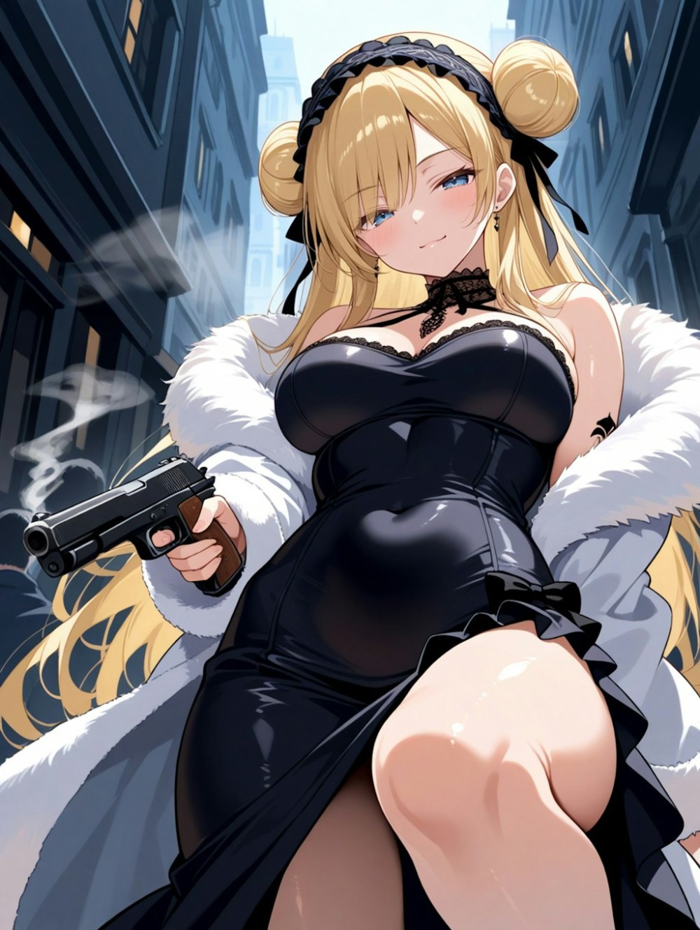 【AIイラスト】銃と女の子のAI画像まとめ【アニメ調】 Part 3