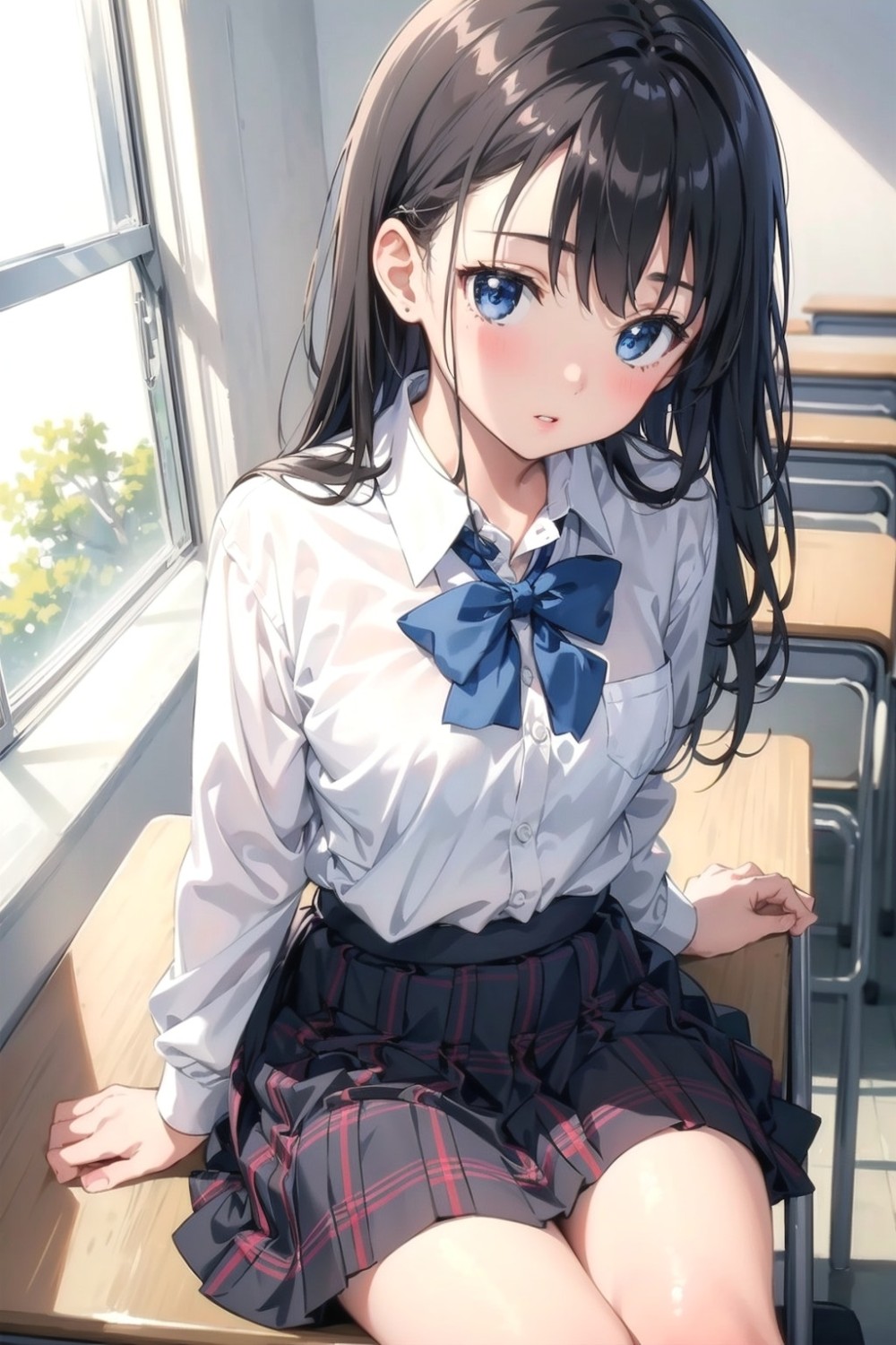 【AIイラスト】女子校生・JKのAI画像まとめ【アニメ調】 Part 2