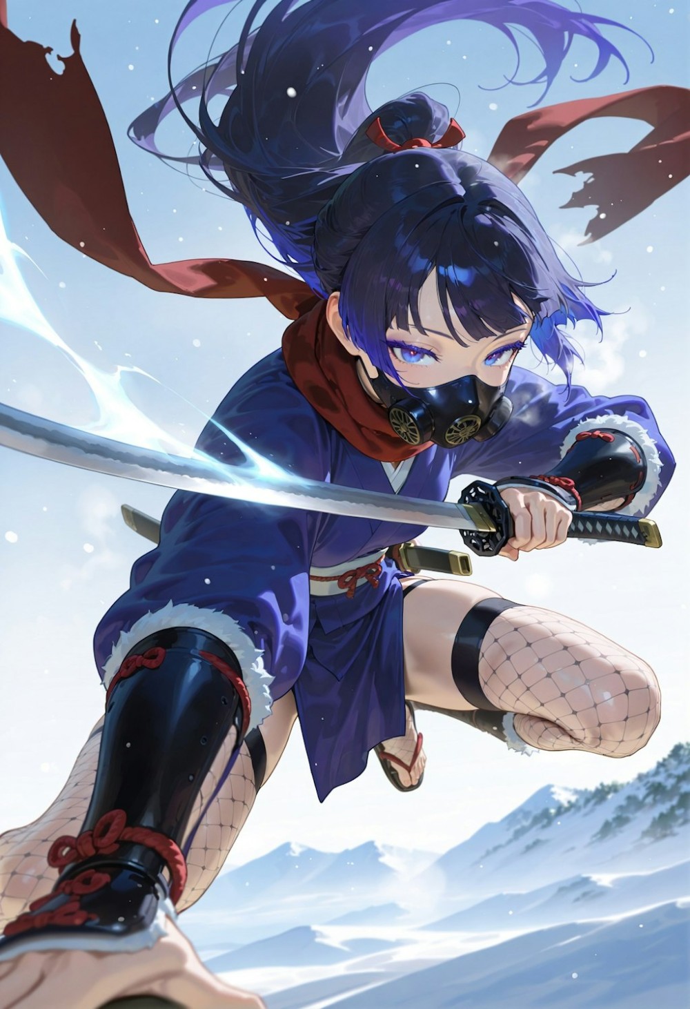 【AIイラスト】忍者・くノ一のAI画像まとめ【アニメ調】 Part 4