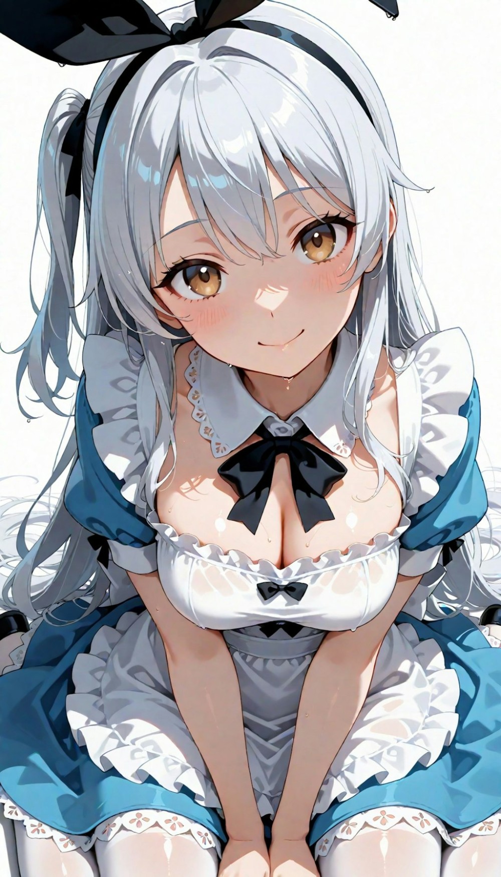 【AIイラスト】銀髪の女の子のAI画像まとめ【アニメ調】 Part 9