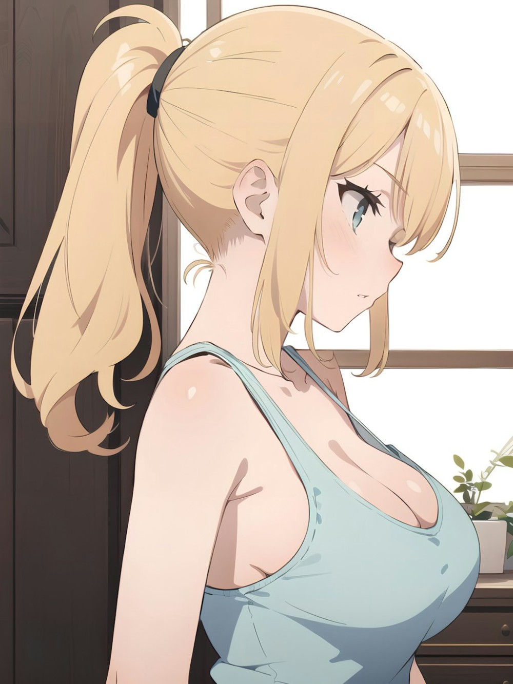 【AIイラスト】タンクトップを着た女の子のAI画像まとめ【アニメ調】 Part 4
