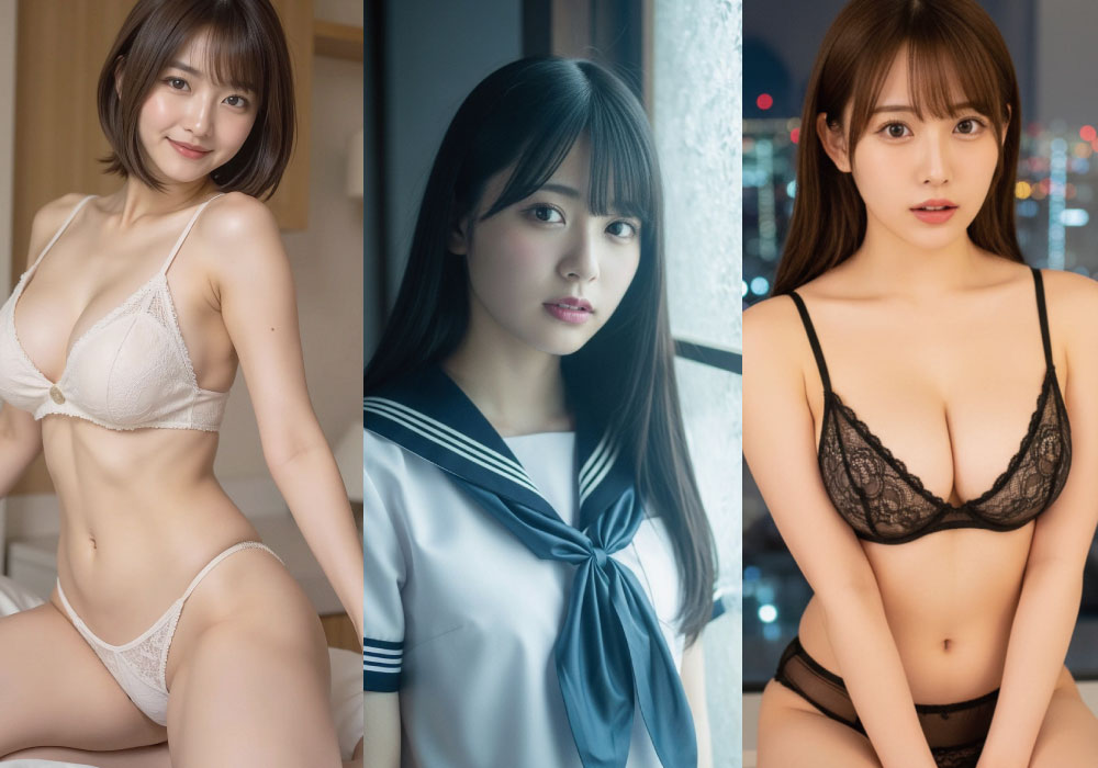 【AIグラビア】女子校生・ランジェリー・陸上・制服・ホットドッグ・X(旧ツイッター・Twitter)の気になるAI画像【20250917】
