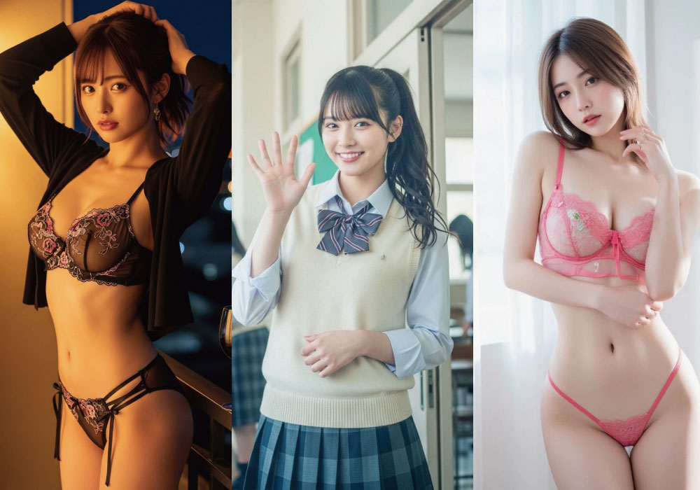 【AIグラビア】むちむち・下着・女子校生・OL・X(旧Twitter)の気になるAI画像 【20250920】