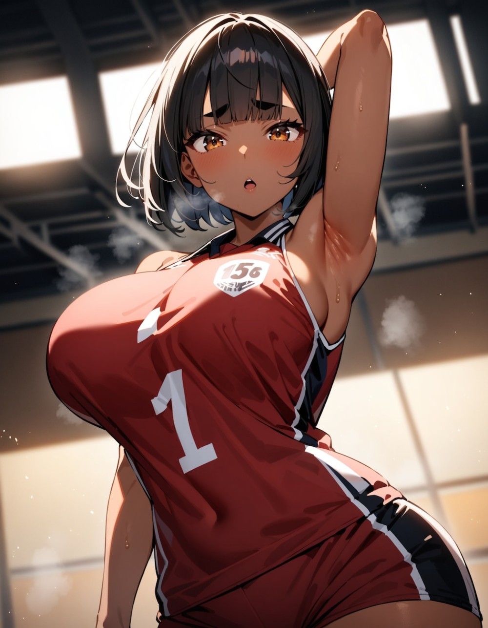 【AIイラスト】女の子の腋・ワキが描かれたAI画像まとめ【アニメ調】 Part 4