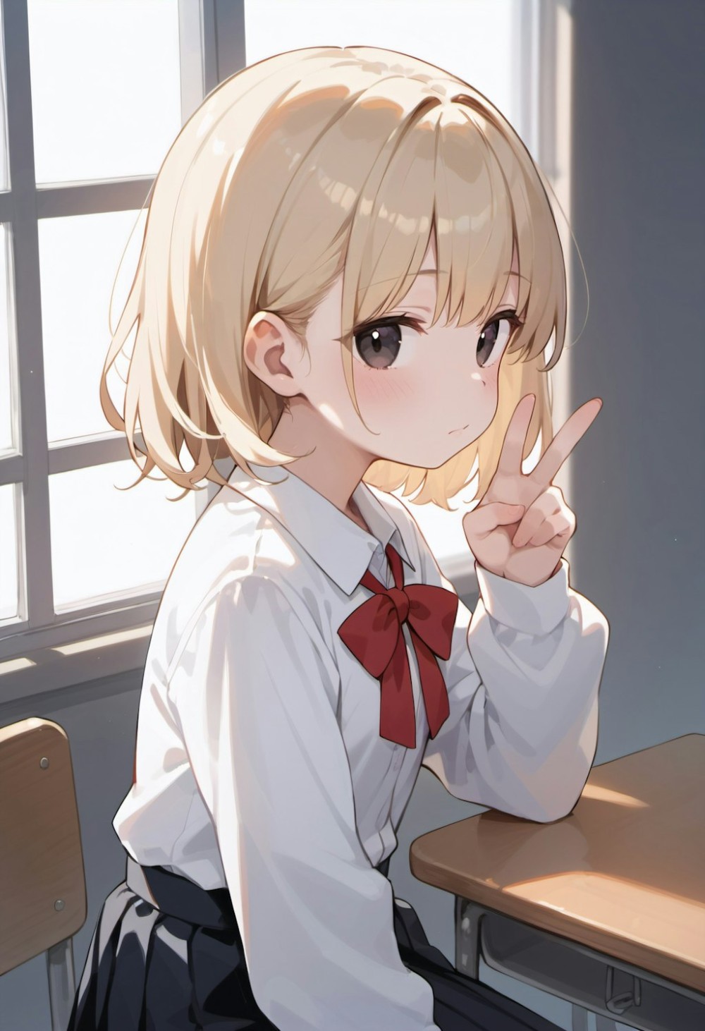 【AIイラスト】金髪の女の子のAI画像まとめ【アニメ調】 Part 6