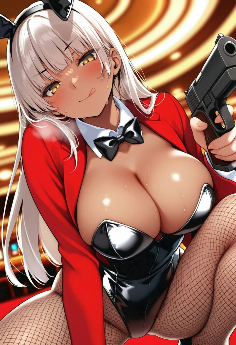 【AIイラスト】褐色肌・日焼けした女の子のAI画像まとめ【アニメ調】 Part 5