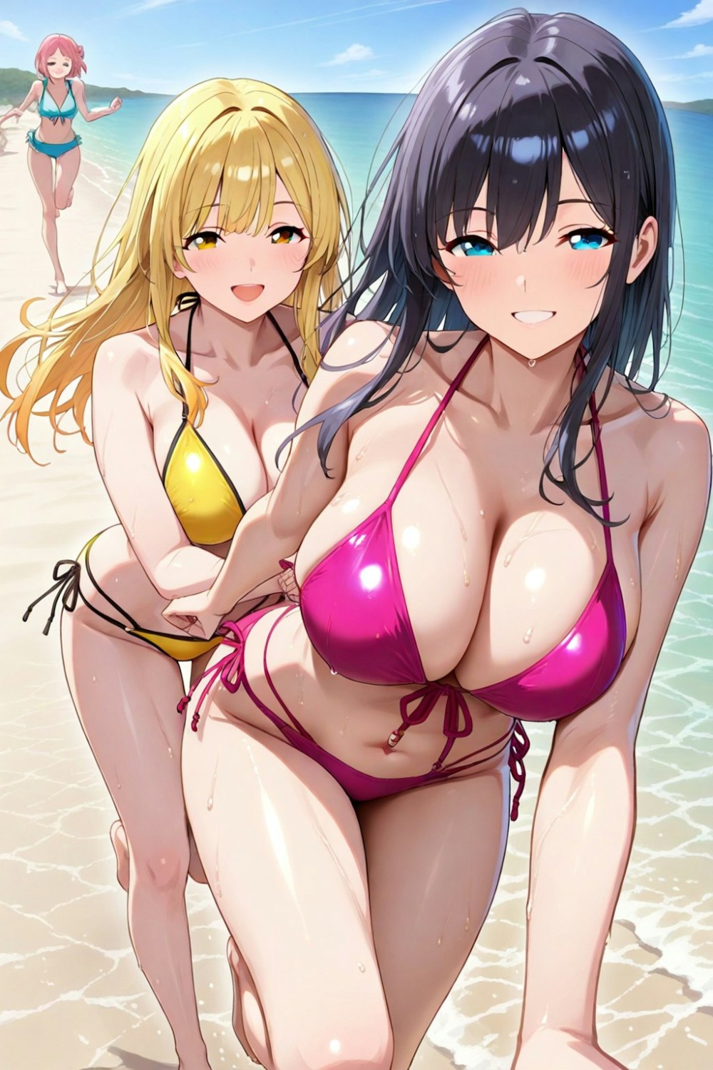 【AIイラスト】水着を着た女の子のAI画像まとめ【アニメ調】 Part 8